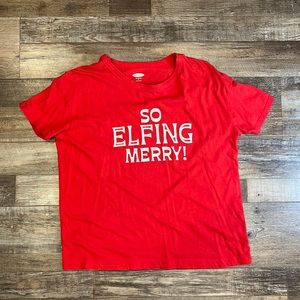 Old Navy Women’s Christmas T-Shirt Size M